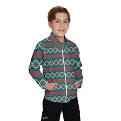 Ethnic Geometric Pattern Wind Breaker (kids) by linceazul