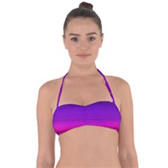 Ombre Halter Bandeau Bikini Top by ValentinaDesign