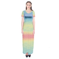 Ombre Short Sleeve Maxi Dress by ValentinaDesign