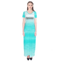 Ombre Short Sleeve Maxi Dress by ValentinaDesign