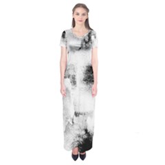 Ombre Short Sleeve Maxi Dress by ValentinaDesign