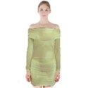 Ombre Long Sleeve Off Shoulder Dress View1