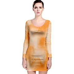 Ombre Long Sleeve Bodycon Dress by ValentinaDesign