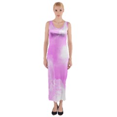 Ombre Fitted Maxi Dress by ValentinaDesign