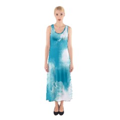 Ombre Sleeveless Maxi Dress by ValentinaDesign