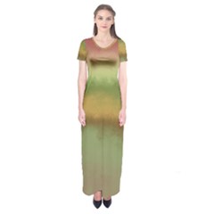 Ombre Short Sleeve Maxi Dress by ValentinaDesign