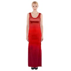 Ombre Maxi Thigh Split Dress by ValentinaDesign