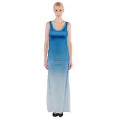 Ombre Maxi Thigh Split Dress by ValentinaDesign