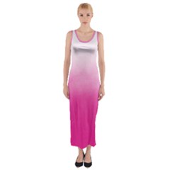 Ombre Fitted Maxi Dress by ValentinaDesign