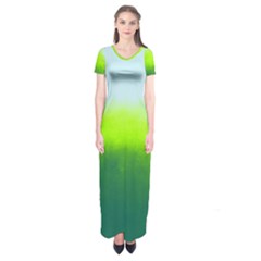 Ombre Short Sleeve Maxi Dress by ValentinaDesign