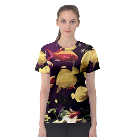 Tropical Fish Women s Sport Mesh Tee by Valentinaart