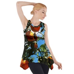 Orange Tree Side Drop Tank Tunic by Valentinaart