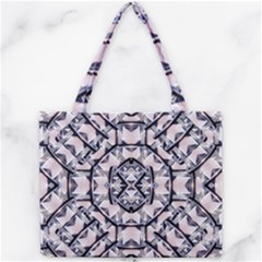 Futuristic Geo Print Mini Tote Bag by dflcprints