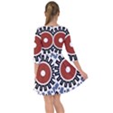 Mandala Art Ornament Pattern Smock Dress View2