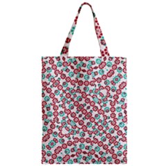 Multicolor Graphic Pattern Zipper Classic Tote Bag by dflcprints