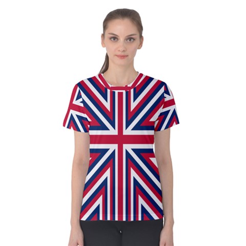 Alternatively Mega British America Women s Cotton Tee by Mariart