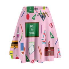 Back To School High Waist Skirt by Valentinaart