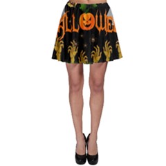 Halloween Skater Skirt by Valentinaart