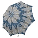 Flower Floral Leaf Beauty Art Hook Handle Umbrellas (Small) View2