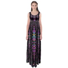 Rainbow Asteroid Pearls In The Wonderful Atmosphere Empire Waist Maxi Dress by pepitasart