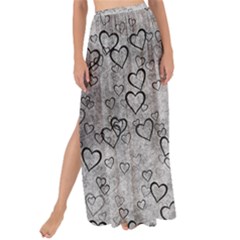 Heart Pattern Maxi Chiffon Tie-up Sarong by ValentinaDesign