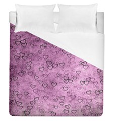 Heart Pattern Duvet Cover (queen Size) by ValentinaDesign