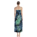 Tropical pattern Button Up Chiffon Maxi Dress View2