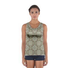 Oriental Pattern Sport Tank Top  by ValentinaDesign