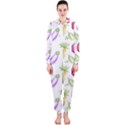 Vegetable Pattern Carrot Hooded Jumpsuit (Ladies)  View1