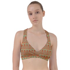 Arcs Pattern Sweetheart Sports Bra by linceazul