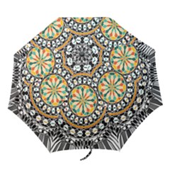 High Contrast Mandala Folding Umbrellas by linceazul