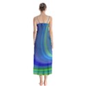 Space Design Abstract Sky Storm Button Up Chiffon Maxi Dress View2