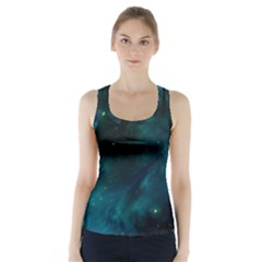 Space All Universe Cosmos Galaxy Racer Back Sports Top by Nexatart