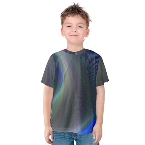 Gloom Background Abstract Dim Kids  Cotton Tee by Nexatart