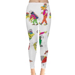 Golfers Athletes Leggings  by Nexatart