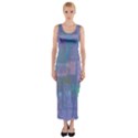 Abstract art Fitted Maxi Dress View1