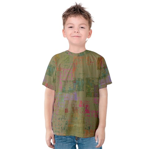 Abstract Art Kids  Cotton Tee by ValentinaDesign