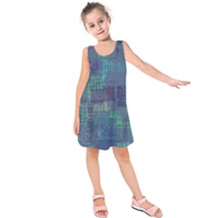 Abstract Art Kids  Sleeveless Dress by ValentinaDesign