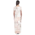 Abstract art Short Sleeve Maxi Dress View2