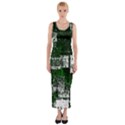 Abstract art Fitted Maxi Dress View1