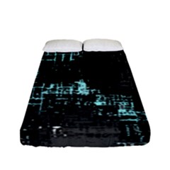 Abstract Art Fitted Sheet (full/ Double Size) by ValentinaDesign