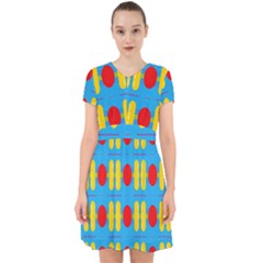 Ovals And Stripes Pattern                              Adorable In Chiffon Dress by LalyLauraFLM