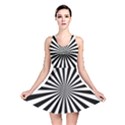 Rays Stripes Ray Laser Background Reversible Skater Dress View1