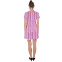 Line Pink Vertical Drop Hem Mini Chiffon Dress View2