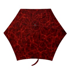 Simulation Red Water Waves Light Mini Folding Umbrellas by Mariart