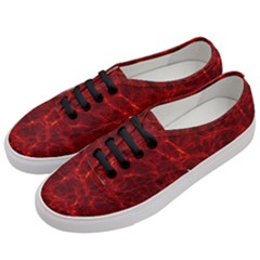 Simulation Red Water Waves Light Women s Classic Low Top Sneakers by Mariart