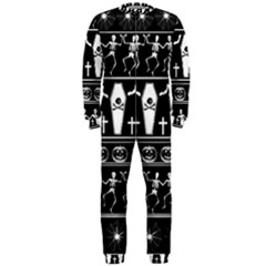 Halloween Pattern Onepiece Jumpsuit (men)  by ValentinaDesign