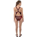 The Celtic Knot With Floral Elements Cut-Out Back One Piece Swimsuit View2