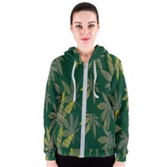 Marijuana Cannabis Rainbow Love Green Yellow Leaf Women s Zipper Hoodie by Mariart