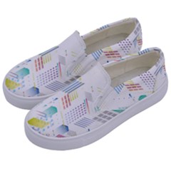 Layer Capital City Building Kids  Canvas Slip Ons by Mariart